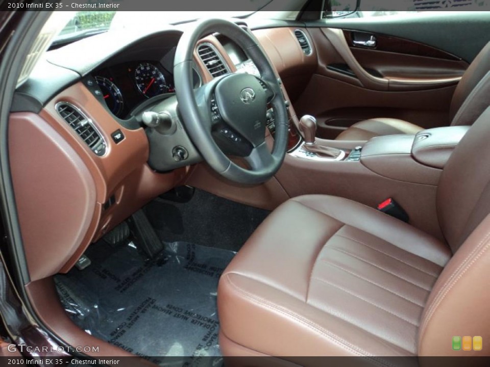 Chestnut Interior Photo for the 2010 Infiniti EX 35 #49591774