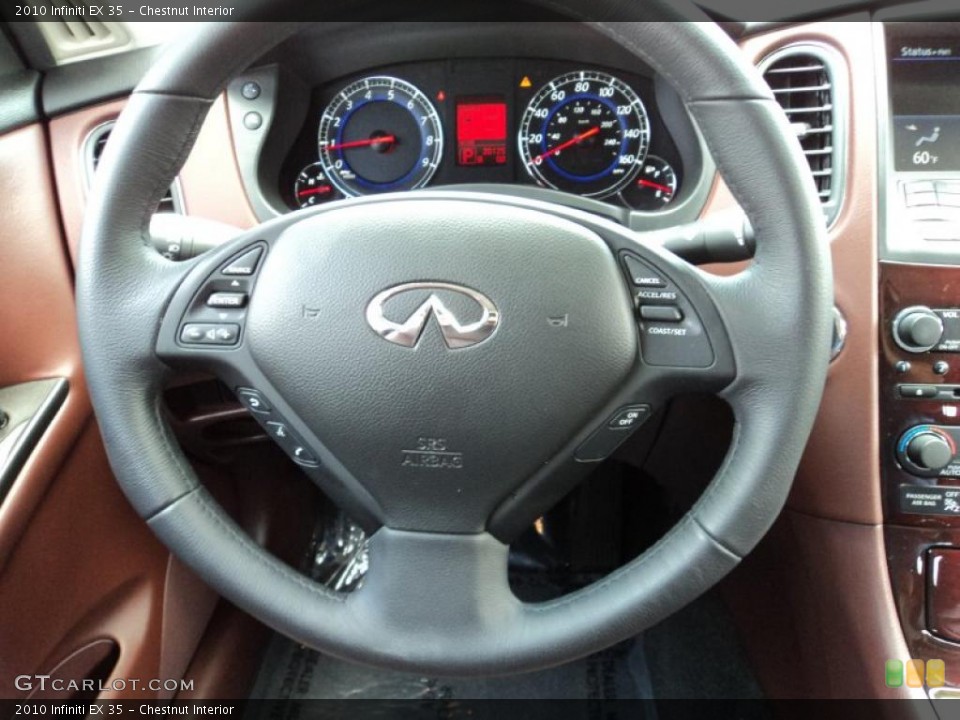 Chestnut Interior Steering Wheel for the 2010 Infiniti EX 35 #49591879