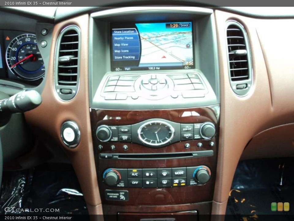 Chestnut Interior Controls for the 2010 Infiniti EX 35 #49591909