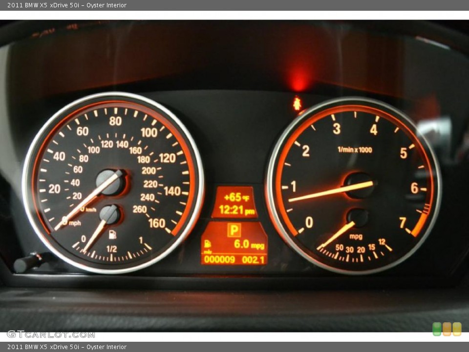 Oyster Interior Gauges for the 2011 BMW X5 xDrive 50i #49595131
