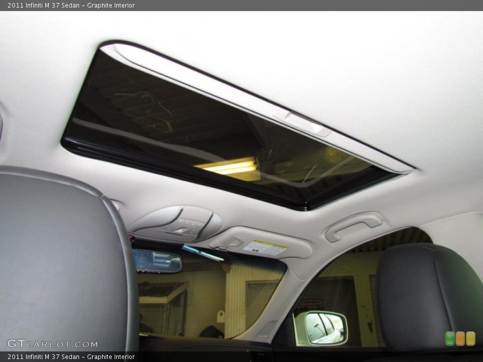 Graphite Interior Sunroof for the 2011 Infiniti M 37 Sedan #49597894