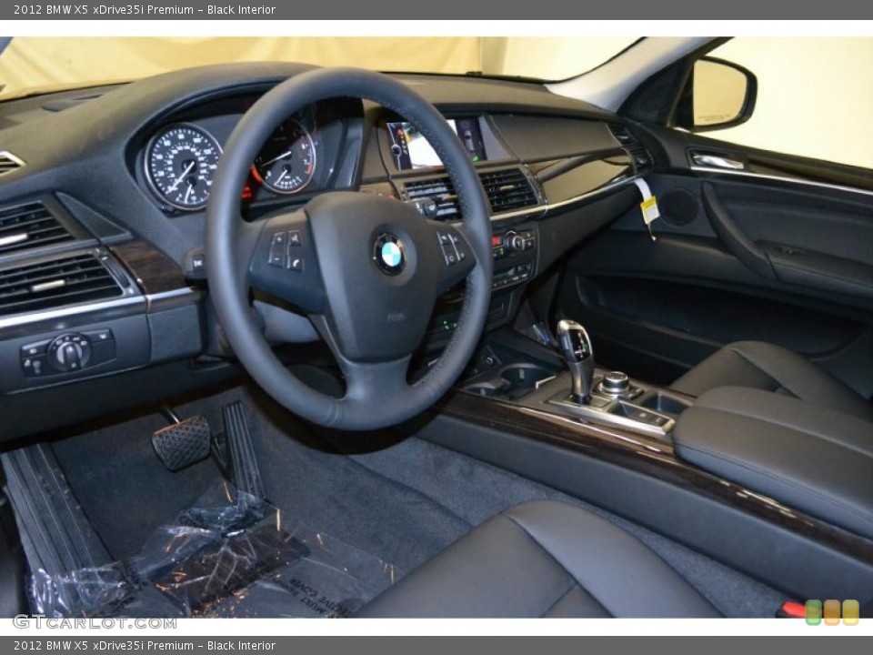 Black Interior Photo for the 2012 BMW X5 xDrive35i Premium #49599412