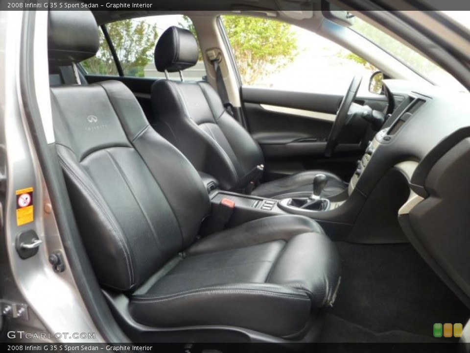 Graphite Interior Photo for the 2008 Infiniti G 35 S Sport Sedan #49599490