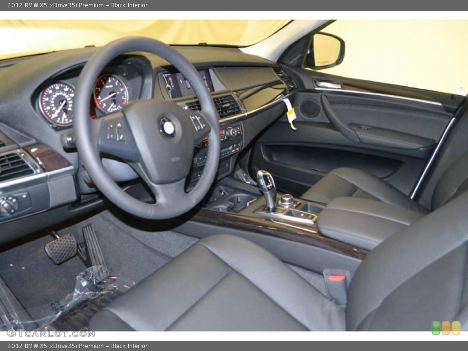 Black Interior Photo for the 2012 BMW X5 xDrive35i Premium #49599697
