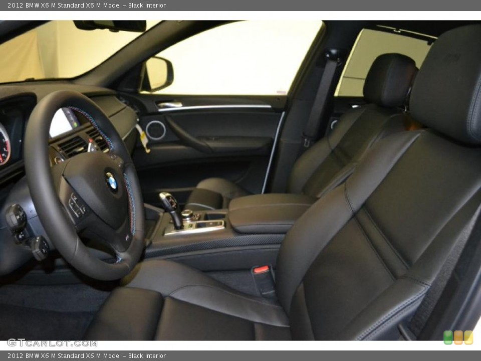 Black Interior Photo for the 2012 BMW X6 M  #49600036