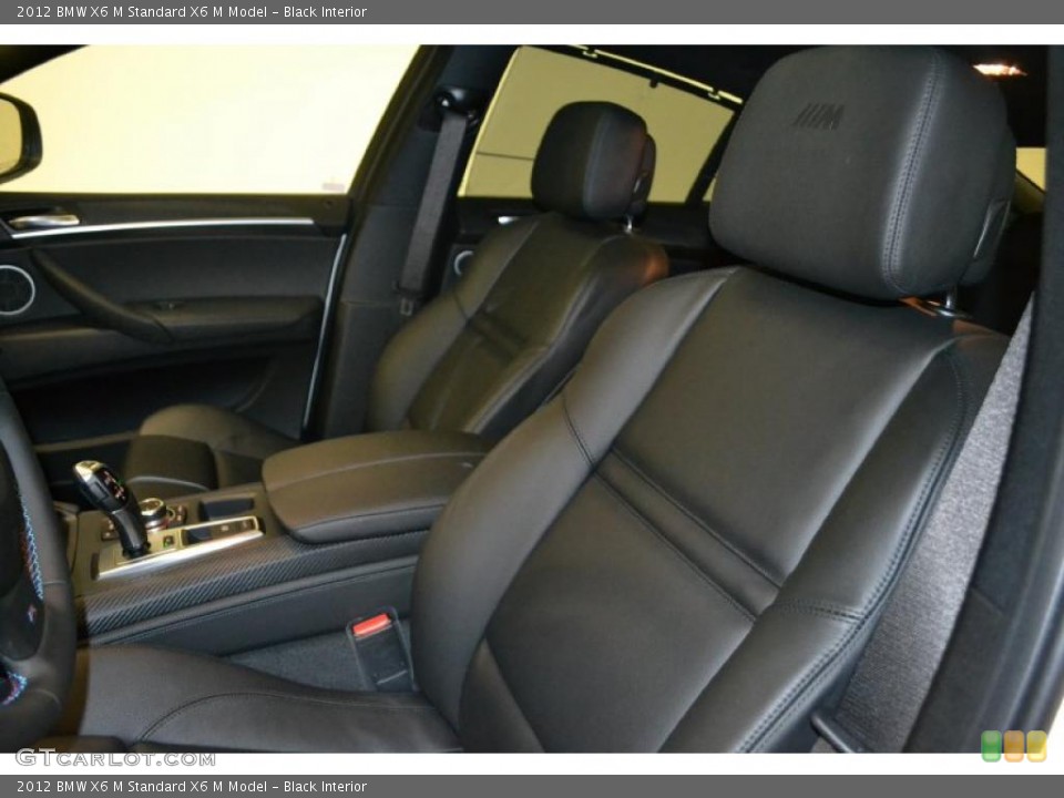 Black Interior Photo for the 2012 BMW X6 M  #49600048