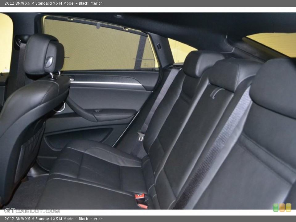Black Interior Photo for the 2012 BMW X6 M  #49600120