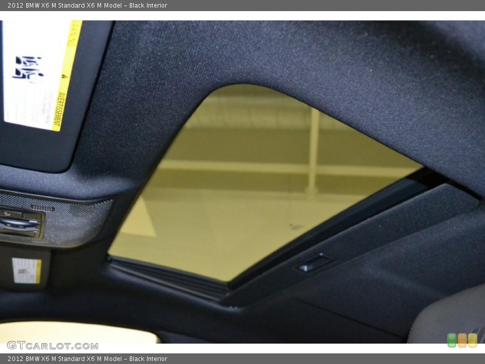 Black Interior Sunroof for the 2012 BMW X6 M  #49600135