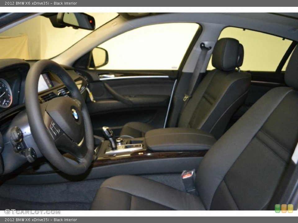 Black Interior Photo for the 2012 BMW X6 xDrive35i #49600378