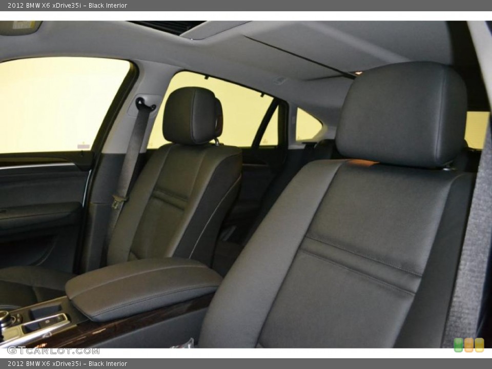 Black Interior Photo for the 2012 BMW X6 xDrive35i #49600393