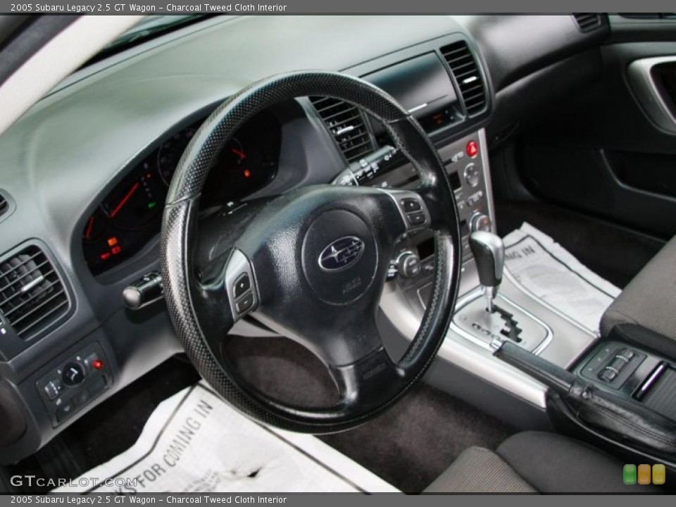 Charcoal Tweed Cloth Interior Photo for the 2005 Subaru Legacy 2.5 GT Wagon #49601095