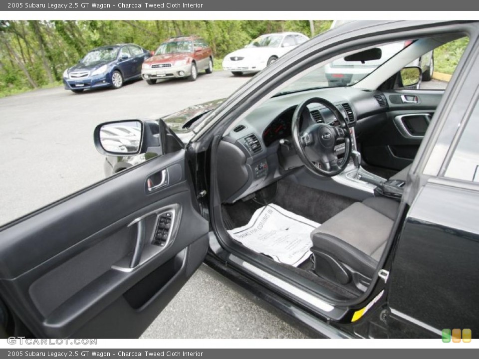 Charcoal Tweed Cloth Interior Photo for the 2005 Subaru Legacy 2.5 GT Wagon #49601170