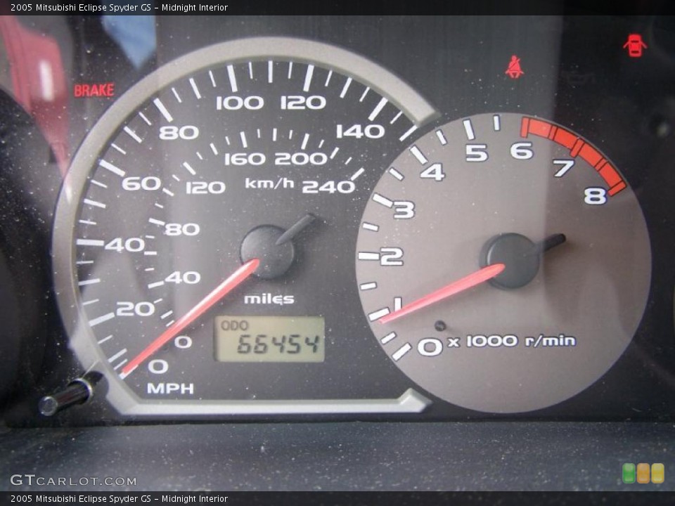 Midnight Interior Gauges for the 2005 Mitsubishi Eclipse Spyder GS #49601524
