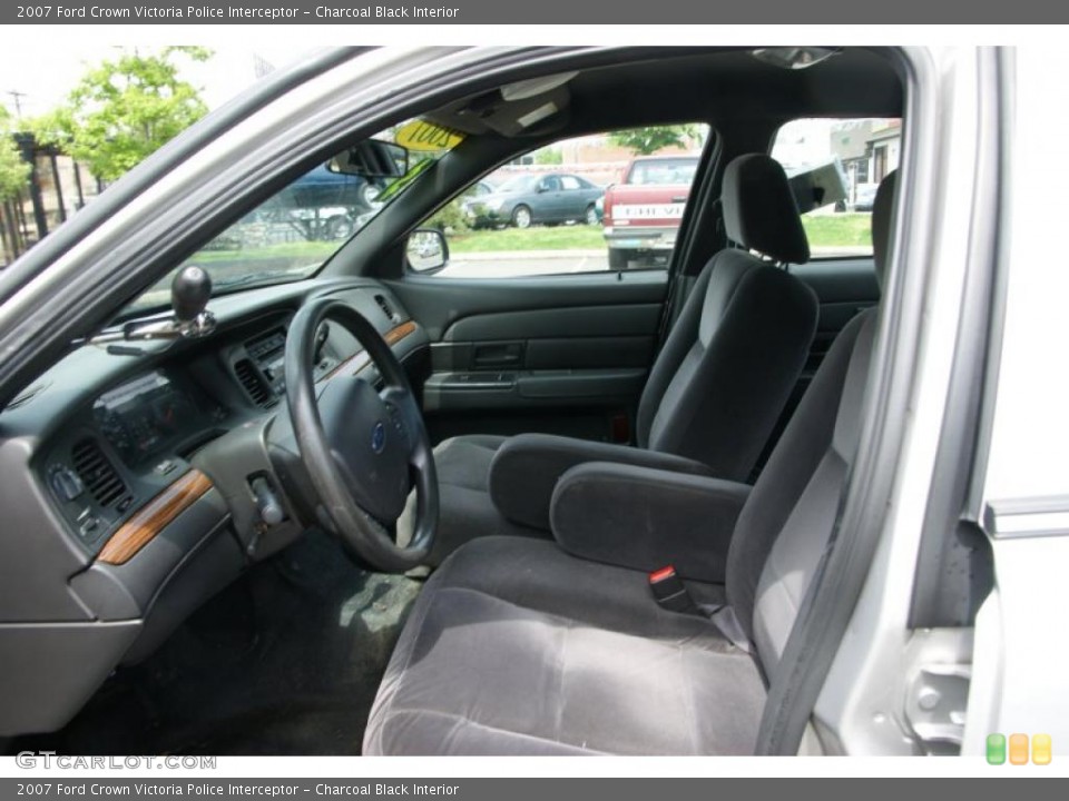 Charcoal Black Interior Photo for the 2007 Ford Crown Victoria Police Interceptor #49603756