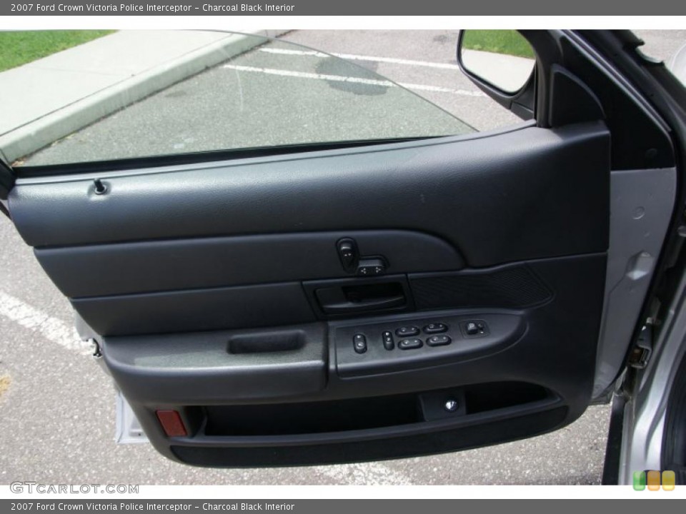 Charcoal Black Interior Door Panel for the 2007 Ford Crown Victoria Police Interceptor #49603798