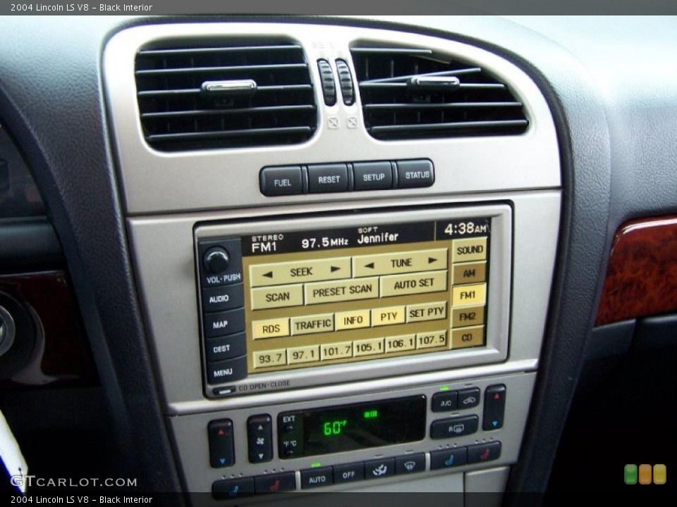 Black Interior Controls for the 2004 Lincoln LS V8 #49604056