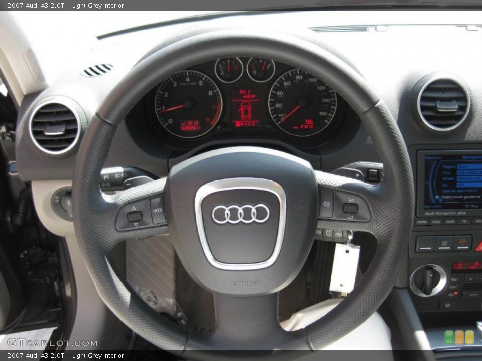 Light Grey Interior Steering Wheel for the 2007 Audi A3 2.0T #49605589