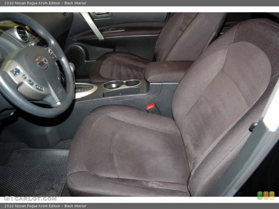 Black Interior Photo for the 2010 Nissan Rogue Krom Edition #49608103