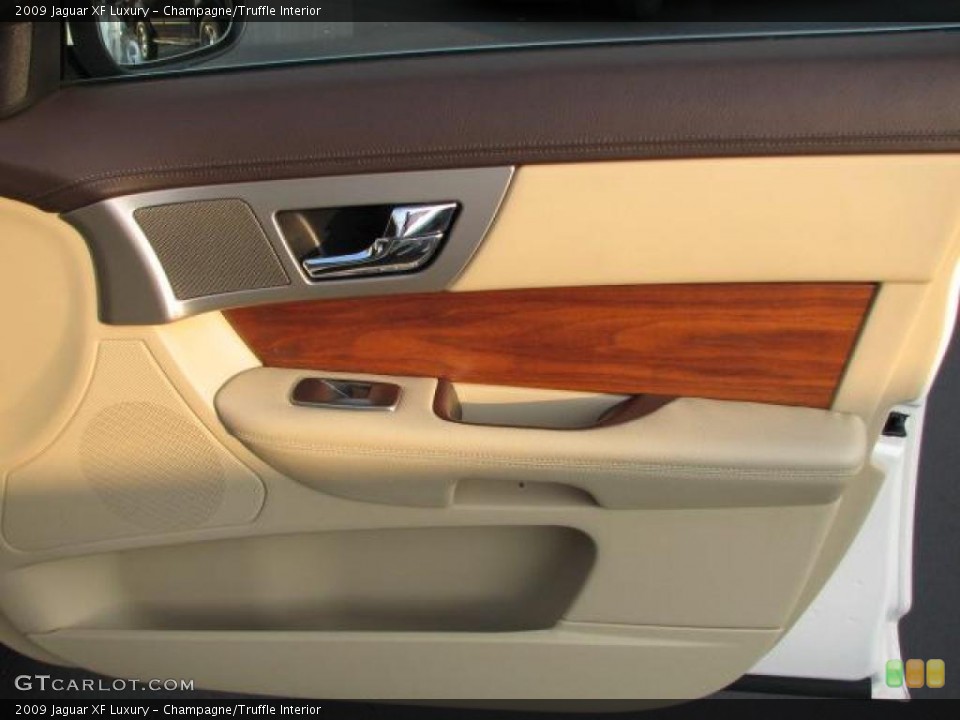 Champagne/Truffle Interior Door Panel for the 2009 Jaguar XF Luxury #49608586