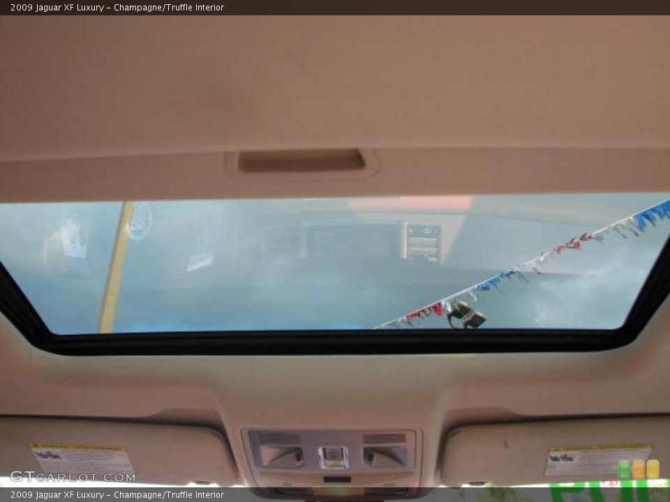 Champagne/Truffle Interior Sunroof for the 2009 Jaguar XF Luxury #49608709