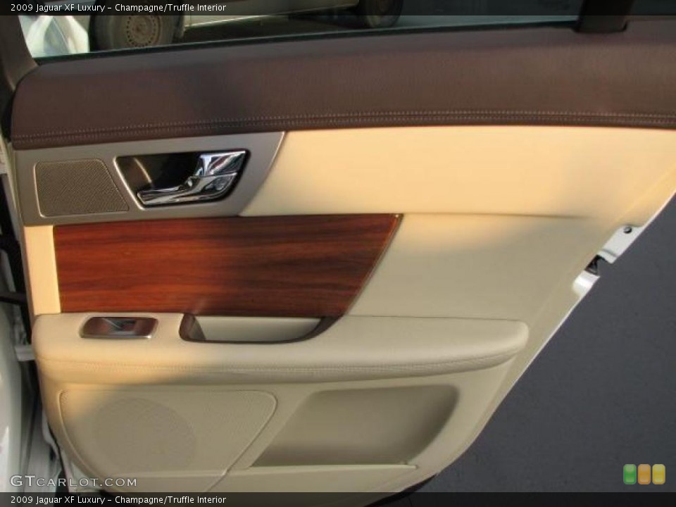 Champagne/Truffle Interior Door Panel for the 2009 Jaguar XF Luxury #49608727
