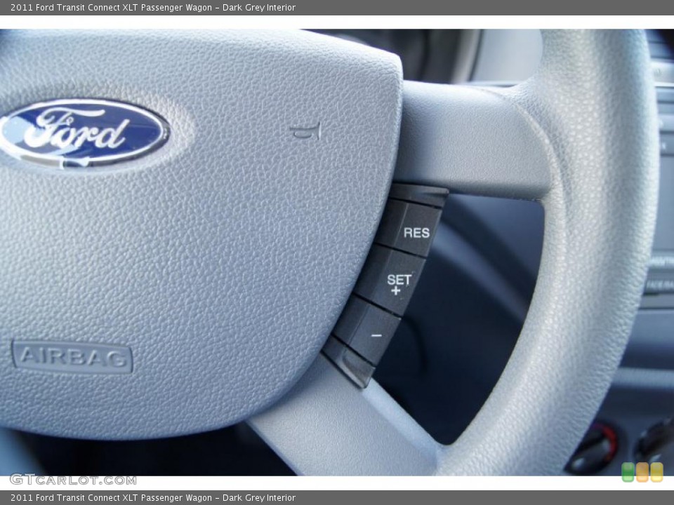 Dark Grey Interior Controls for the 2011 Ford Transit Connect XLT Passenger Wagon #49609543