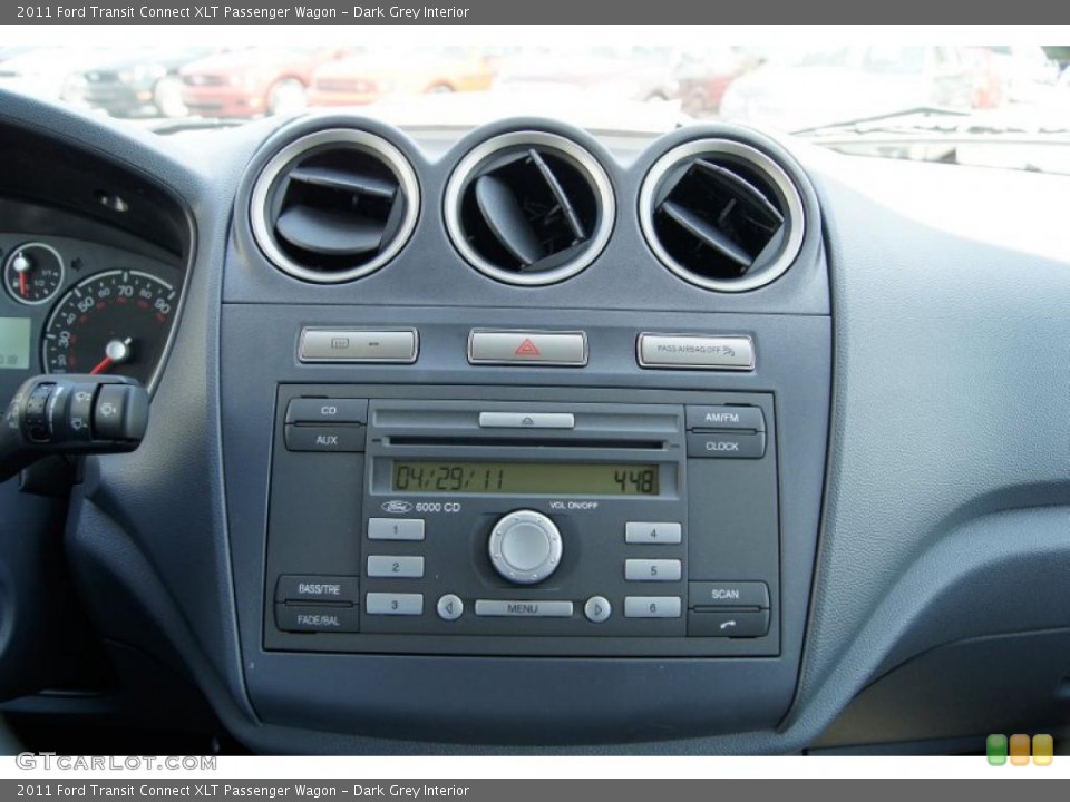 Dark Grey Interior Controls for the 2011 Ford Transit Connect XLT Passenger Wagon #49609558