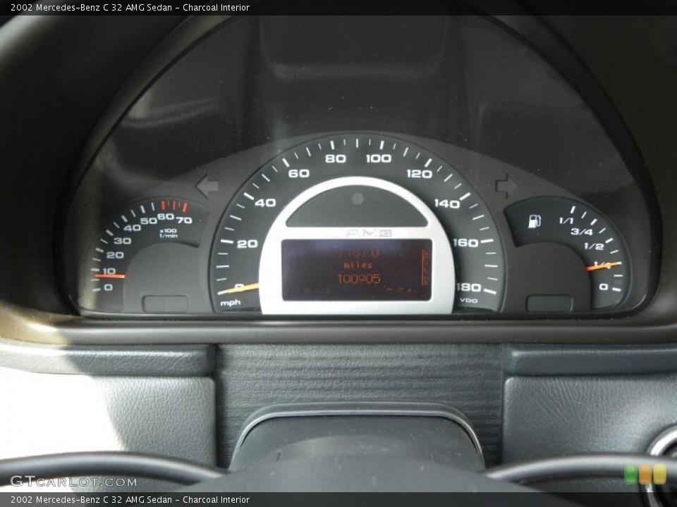 Charcoal Interior Gauges for the 2002 Mercedes-Benz C 32 AMG Sedan #49611106