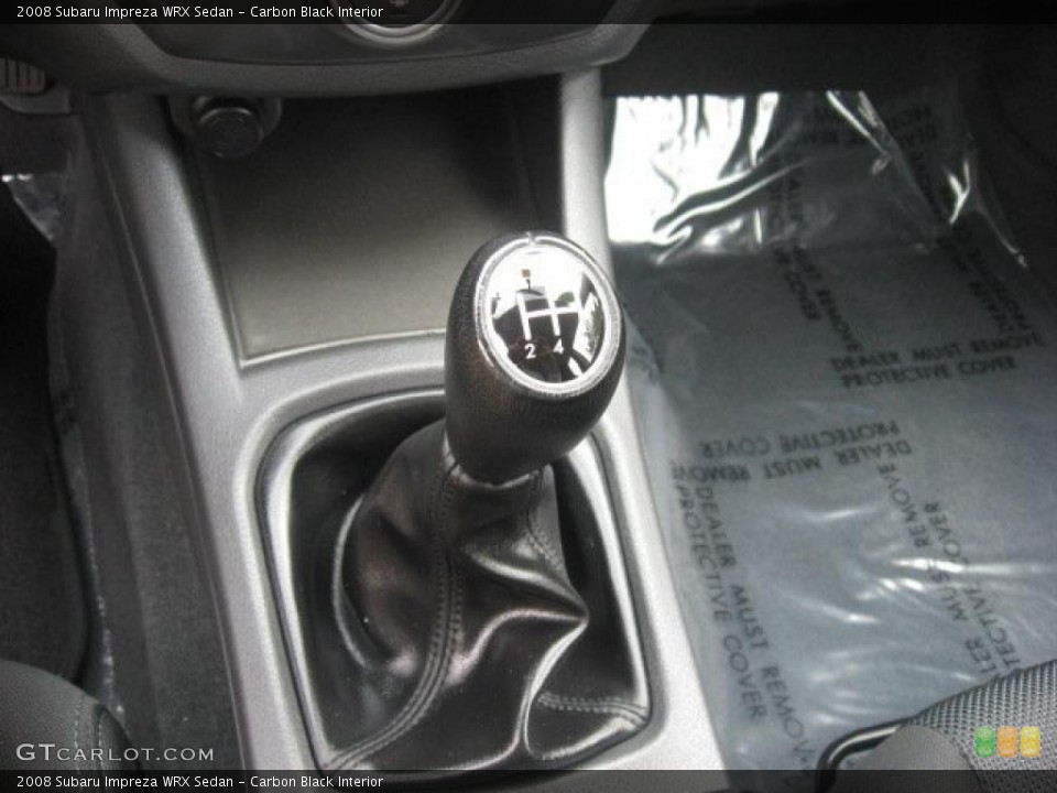 Carbon Black Interior Transmission for the 2008 Subaru Impreza WRX Sedan #49612702