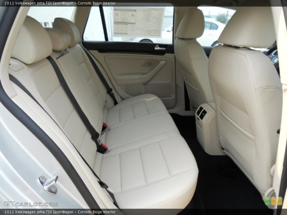 Cornsilk Beige Interior Photo for the 2011 Volkswagen Jetta TDI SportWagen #49612717