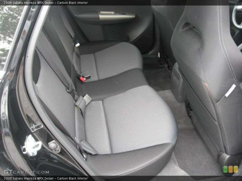 Carbon Black Interior Photo for the 2008 Subaru Impreza WRX Sedan #49612741