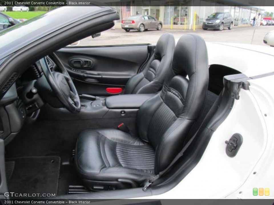 Black Interior Photo for the 2001 Chevrolet Corvette Convertible #49613428