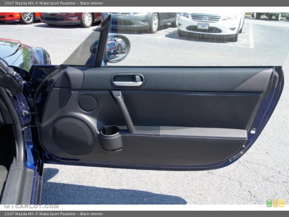 Black Interior Door Panel for the 2007 Mazda MX-5 Miata Sport Roadster #49613521