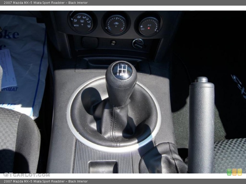 Black Interior Transmission for the 2007 Mazda MX-5 Miata Sport Roadster #49613650