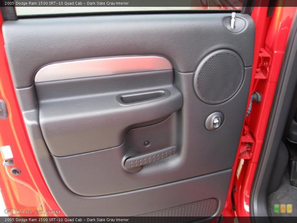 Dark Slate Gray Interior Door Panel for the 2005 Dodge Ram 1500 SRT-10 Quad Cab #49614415