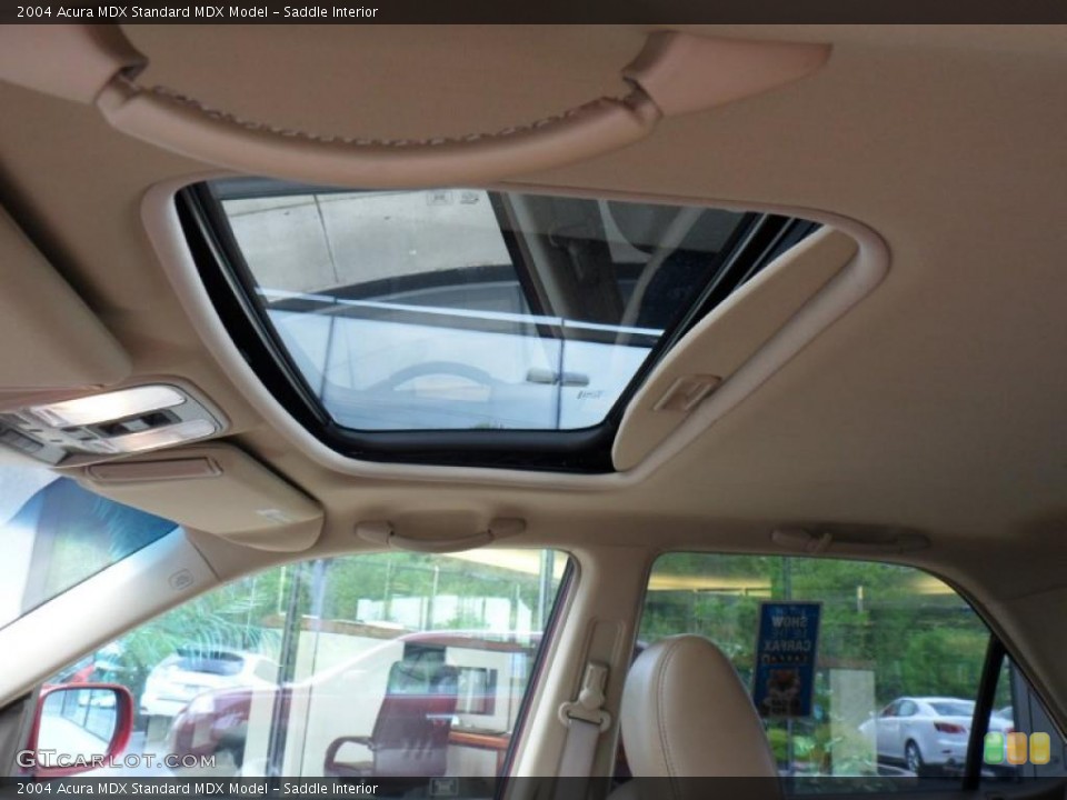 Saddle Interior Sunroof for the 2004 Acura MDX  #49615093
