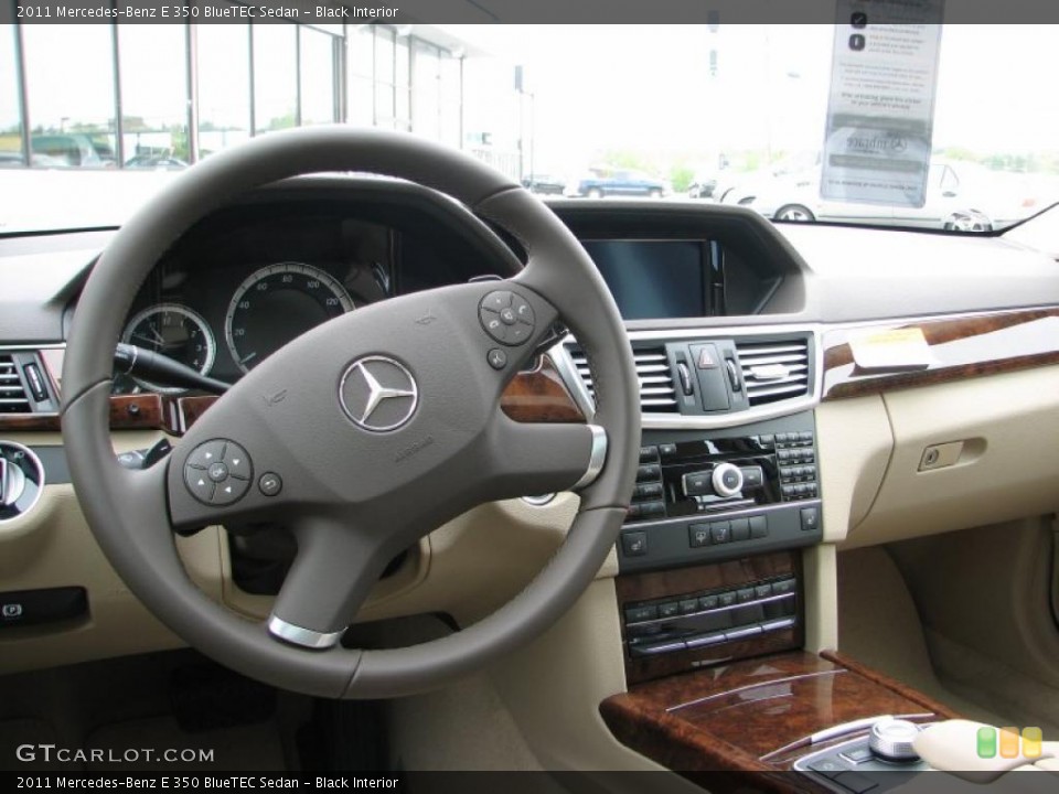 Black Interior Photo for the 2011 Mercedes-Benz E 350 BlueTEC Sedan #49615414