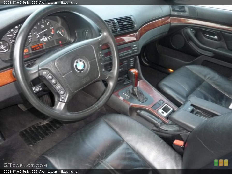 Black Interior Prime Interior for the 2001 BMW 5 Series 525i Sport Wagon #49618486