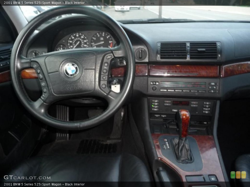 Black Interior Dashboard for the 2001 BMW 5 Series 525i Sport Wagon #49618549