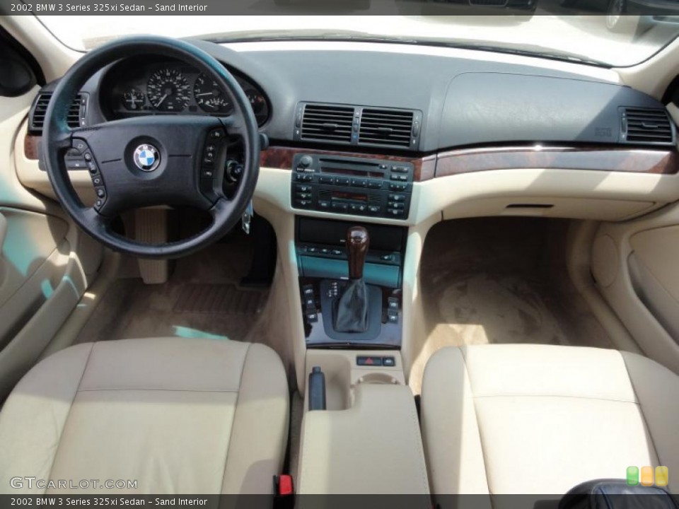 Sand Interior Dashboard for the 2002 BMW 3 Series 325xi Sedan #49618909