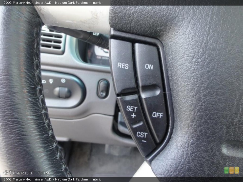 Medium Dark Parchment Interior Controls for the 2002 Mercury Mountaineer AWD #49620046