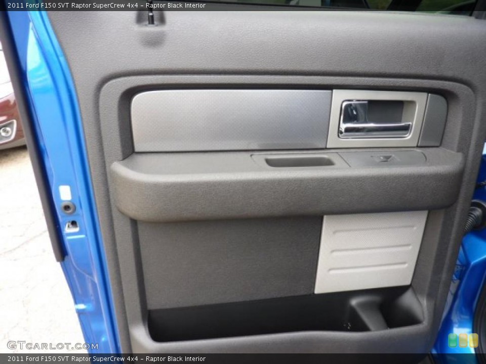 Raptor Black Interior Door Panel for the 2011 Ford F150 SVT Raptor SuperCrew 4x4 #49620178