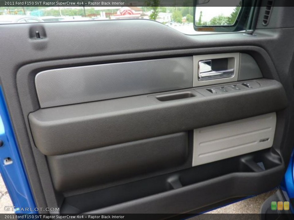 Raptor Black Interior Door Panel for the 2011 Ford F150 SVT Raptor SuperCrew 4x4 #49620193
