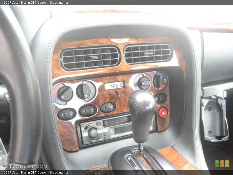 Black Interior Controls for the 1997 Aston Martin DB7 Coupe #49620964