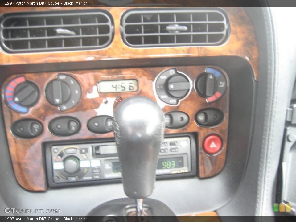 Black Interior Controls for the 1997 Aston Martin DB7 Coupe #49620982