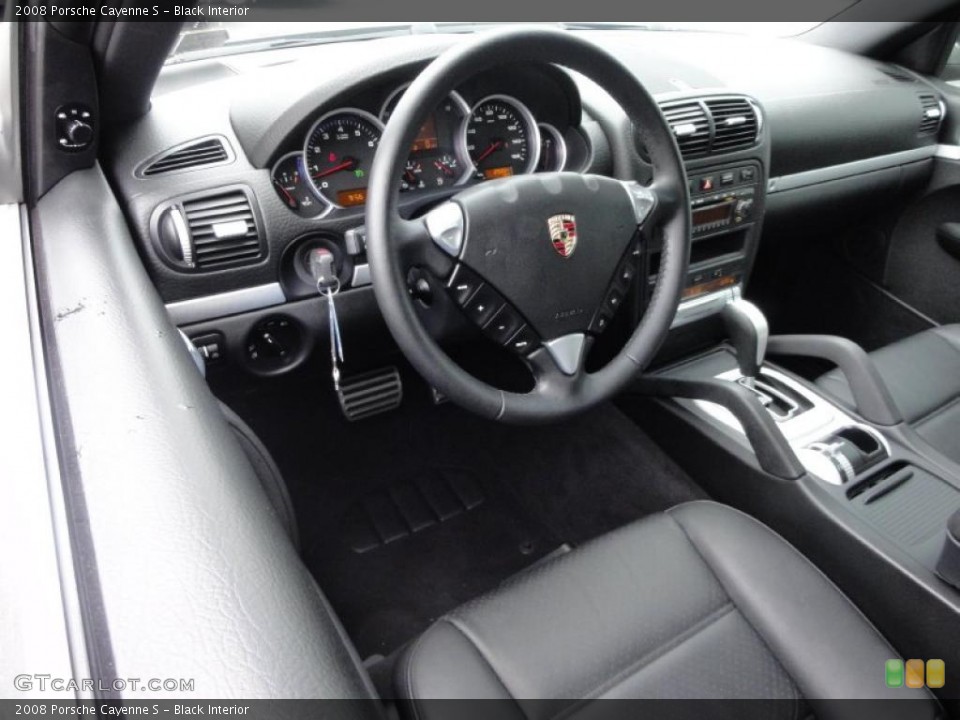 Black Interior Dashboard for the 2008 Porsche Cayenne S #49621072