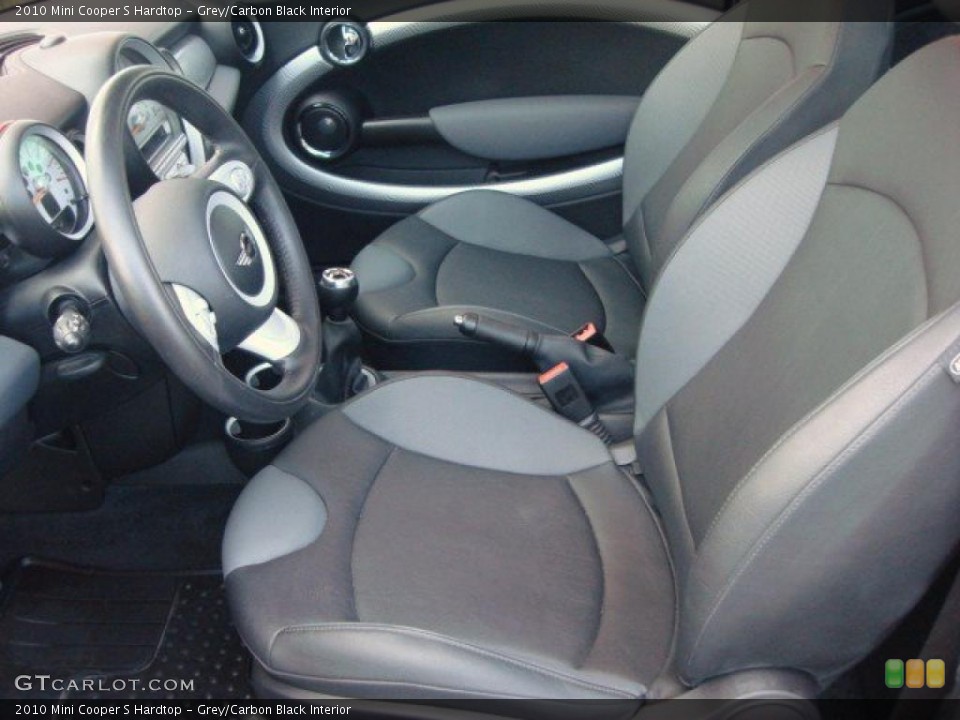 Grey/Carbon Black Interior Photo for the 2010 Mini Cooper S Hardtop #49621237