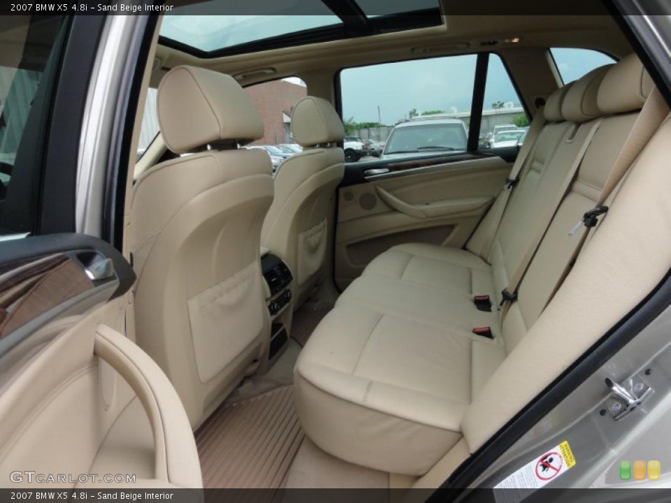 Sand Beige Interior Photo for the 2007 BMW X5 4.8i #49621858