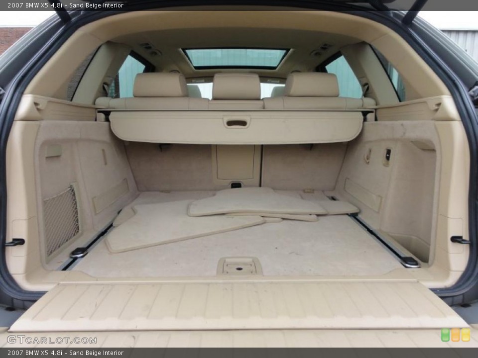 Sand Beige Interior Trunk for the 2007 BMW X5 4.8i #49621900