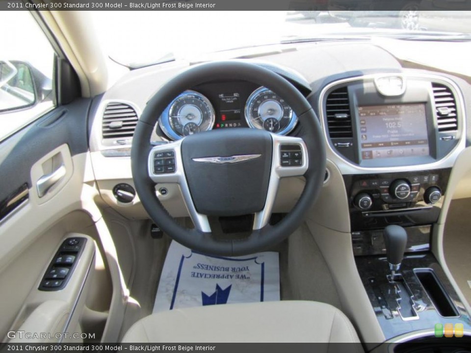 Black/Light Frost Beige Interior Dashboard for the 2011 Chrysler 300  #49622218